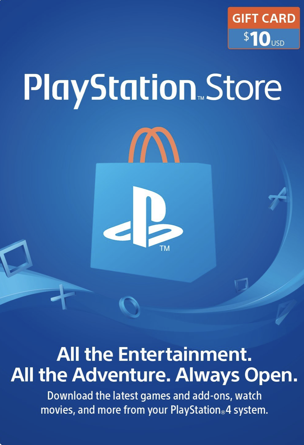 PlayStation Gift Card - $10